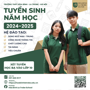 Trường THPT Hòa Bình – La Trobe – Hà Nội tuyển sinh năm học 2024-2025